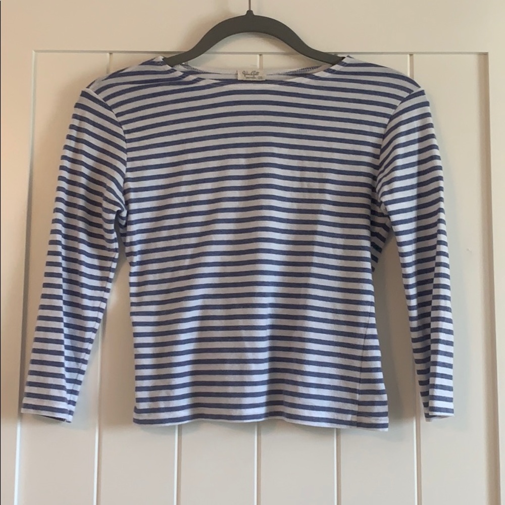 Striped Scoopneck Long Sleeve